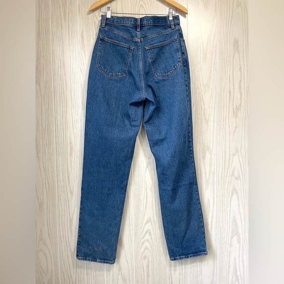 Abercrombie & Fitch 90s Straight Ultra High Rise Jeans Womens Size 28/6L LNC - Picture 3 of 3